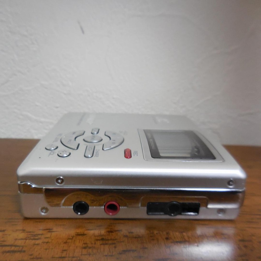 SHARP MD-DR7-S MD Recorder 1-BIT Portable Working Confirmed