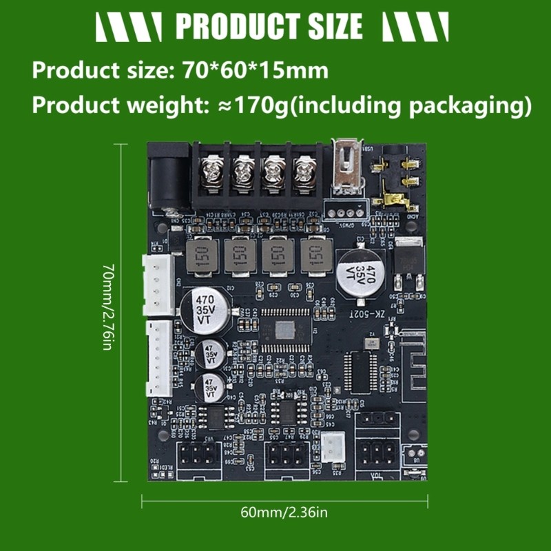 Efficient Power Output Amplifier Board For Multi Device Audios Systems