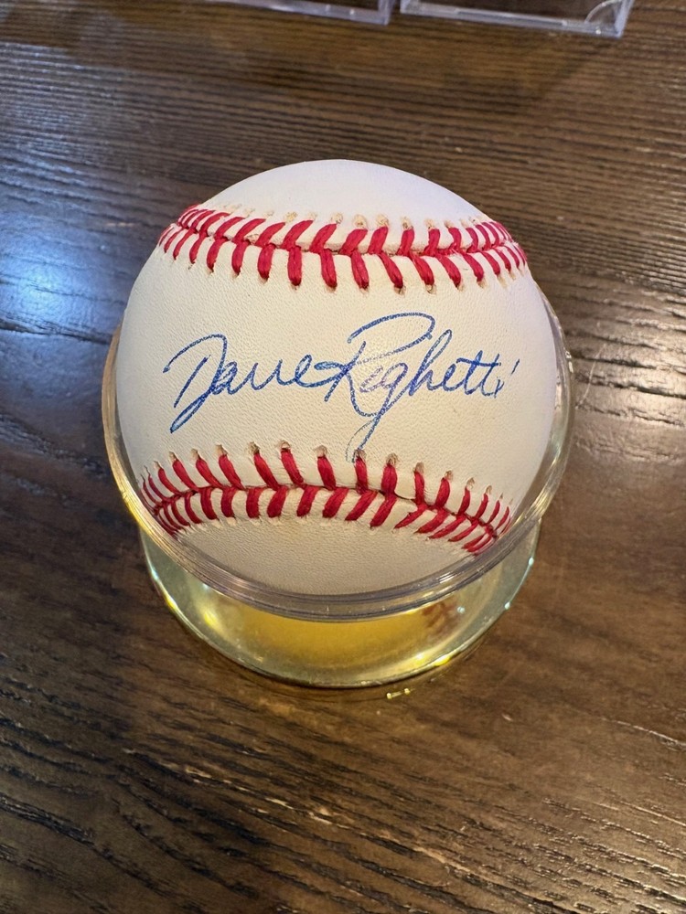 DAVE   RIGHETTI    MLB        SIGNED     BASEBALL