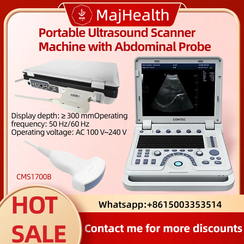 Ultrasound Machine w/ CF Doppler & Abdominal Probe