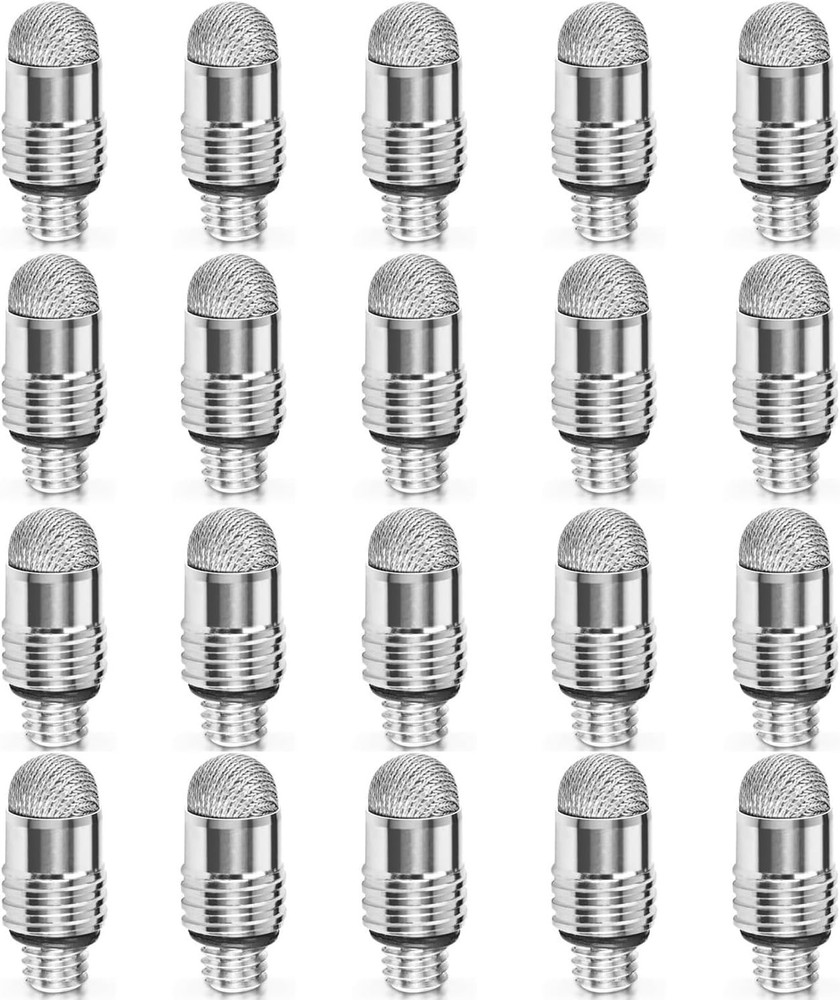 High Precision Stylus Fiber Tips - 10 Pack Non-Scratch & Compatible with Tablets