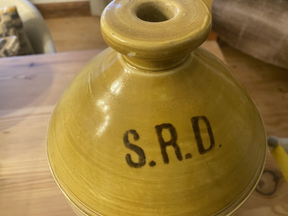 Stunning WW1 Stone SRD rum pot. Candy, Devon