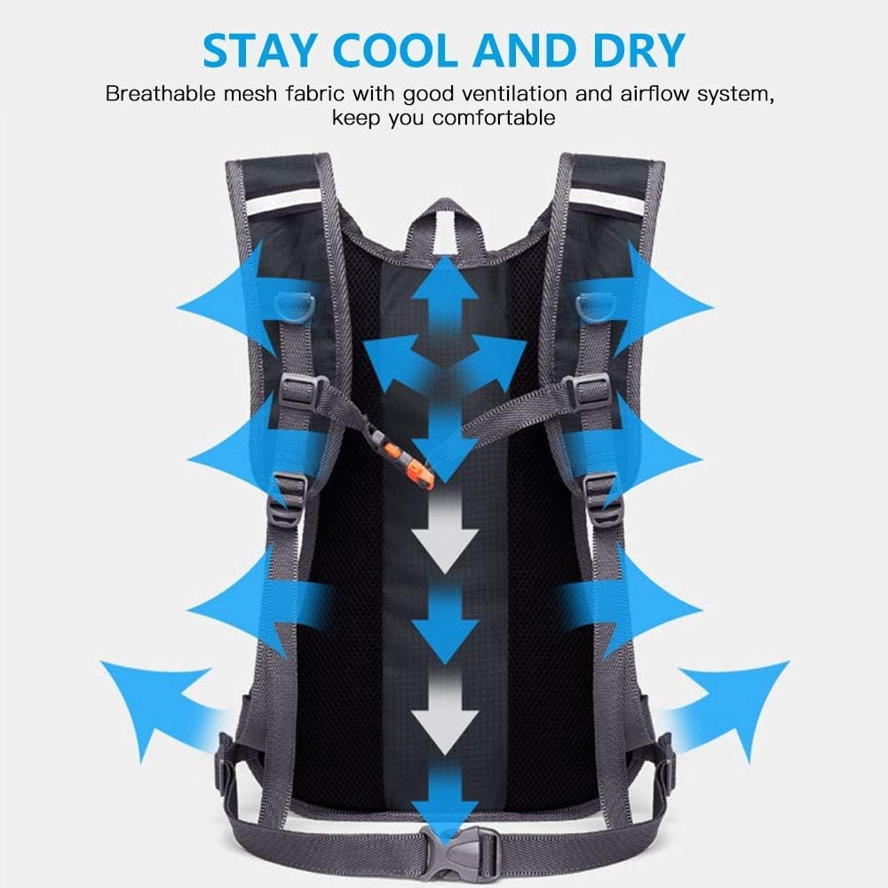 Hydration Backpack,Lightweight Water Backpack with 2L Water Bladder Bag