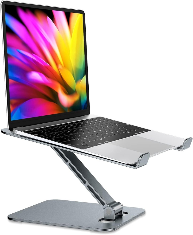 Foldable Laptop Stand, Height Adjustable Ergonomic Computer Stand for Gray