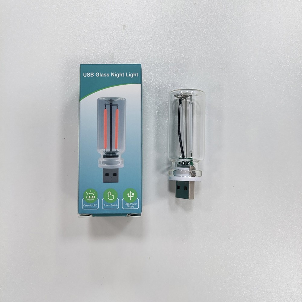 New Touch Control Car USB LED Blue Light Atmosphere Night Light Dimmable