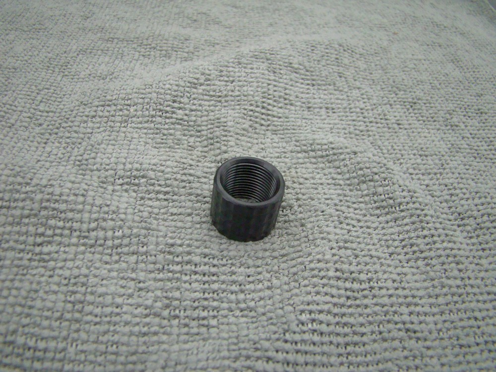 Thread protector Black Grenade pattern 1/2" .500 long Made in the USA