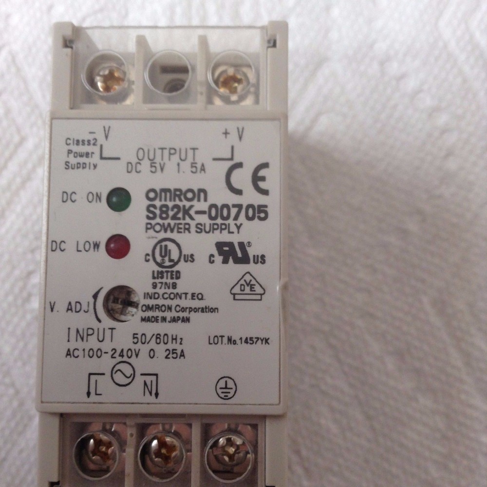 Omron S82K-00705 Power Supply