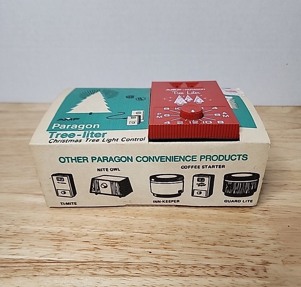 AMF Paragon Tree-Liter Model XTLI-O Vintage Christmas Tree Controller NOS