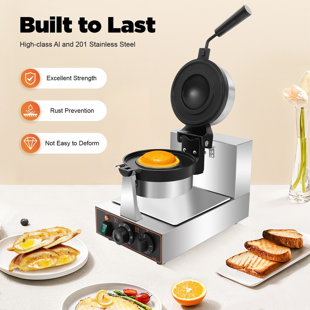 Commercial Electric Burger Maker Machine Hamburger Panini Press Making