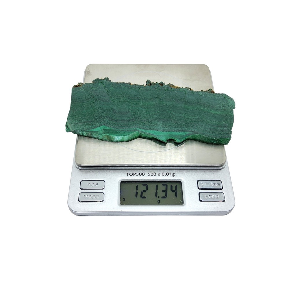Malachite, slab, cabbing rough, lapidary, #R-6944
