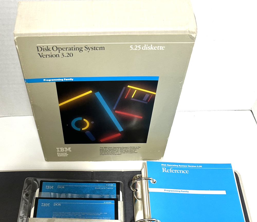 IBM Disk Operating System Vrs 3.2 Includes Software