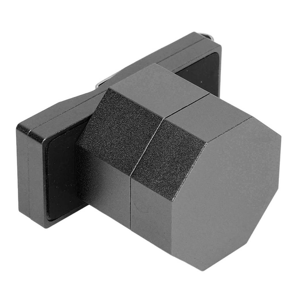 (Black)Billiards Octagonal Chalk Case Set Magnetic Billiard Chalk Box CH