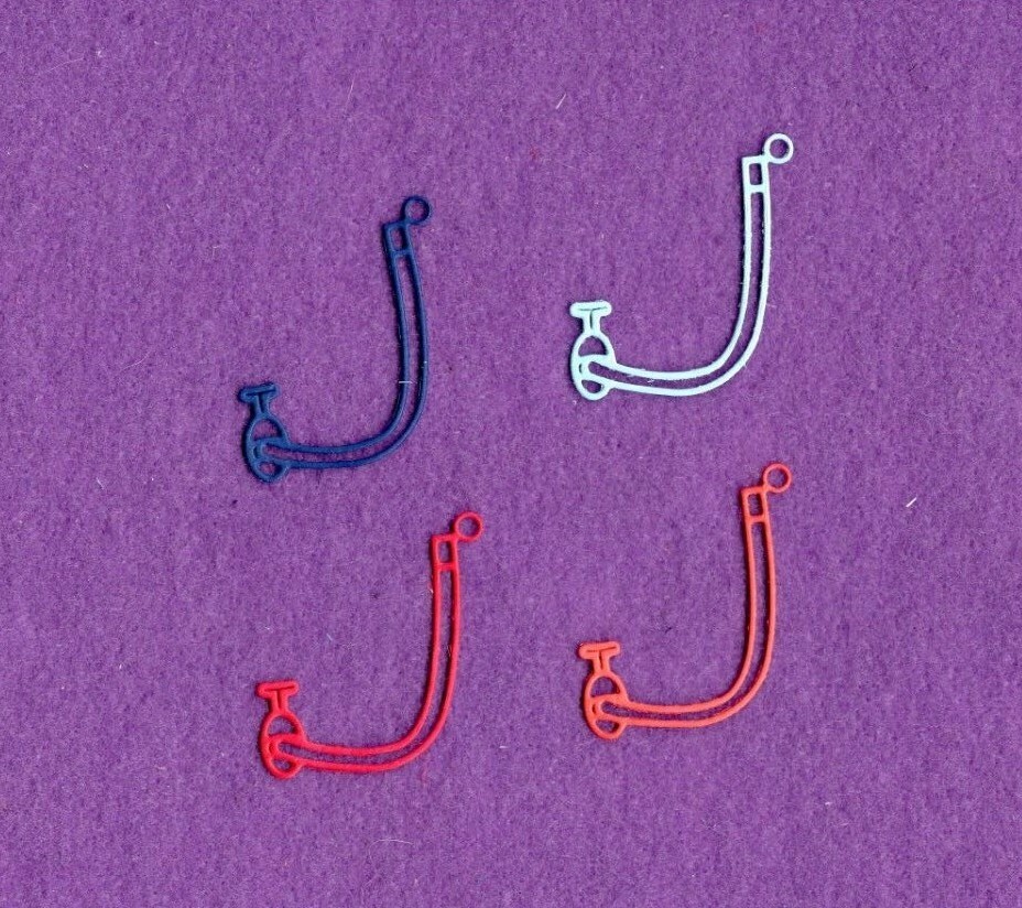 BEACH SNORKEL die cuts scrapbook cards