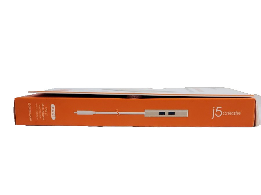 j5create - JCA374 - USB-C Multi Adapter HDMI, Ethernet/USB 3.1 HUB/PD 3.0