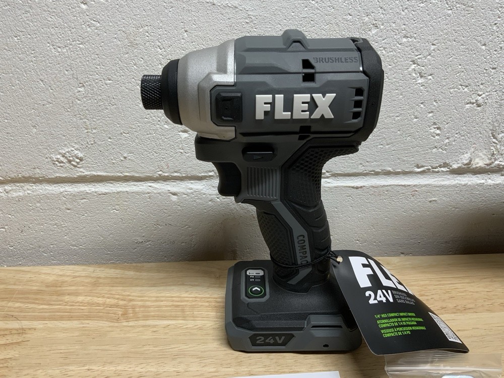 FLEX 24v Compact Impact Driver (FX1331) & Drill Driver (FX1131) Set NEW FROM KIT