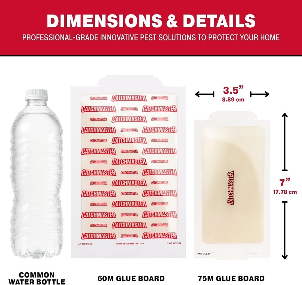 Sticky Mouse & Insect Traps 75ct - Pest Control Solution