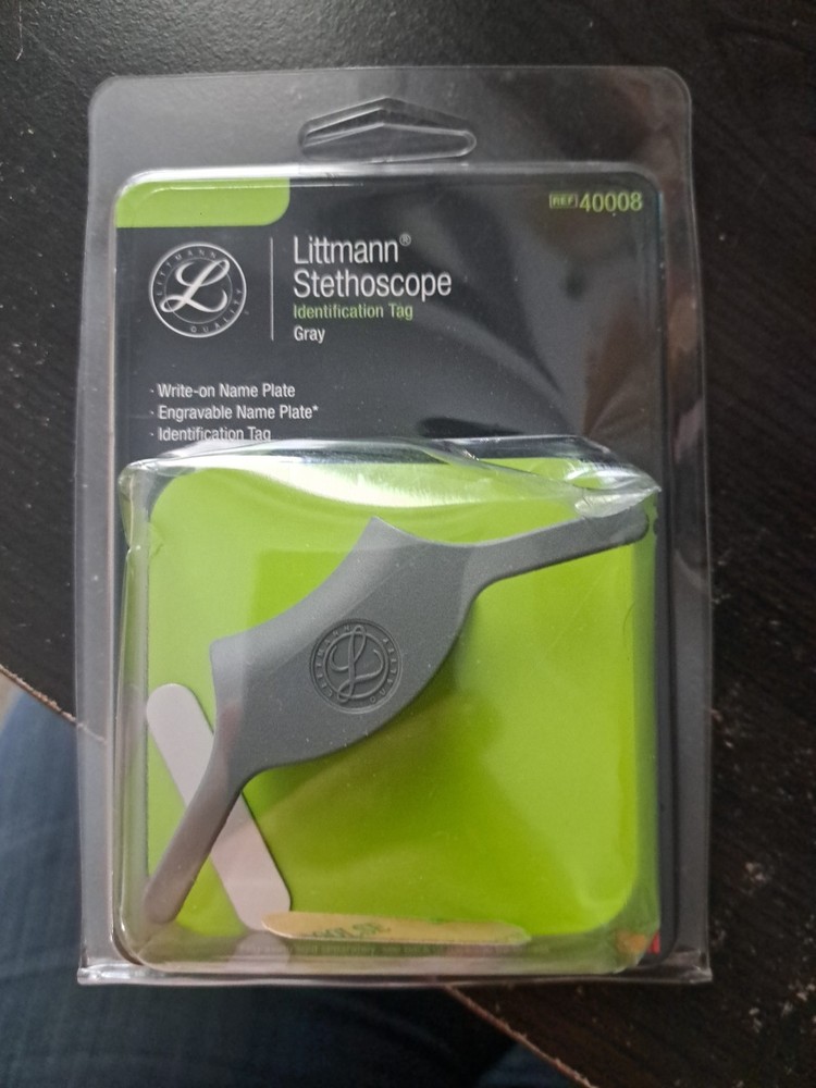 Littmann Stethoscope Identification Tag - Gray #40008