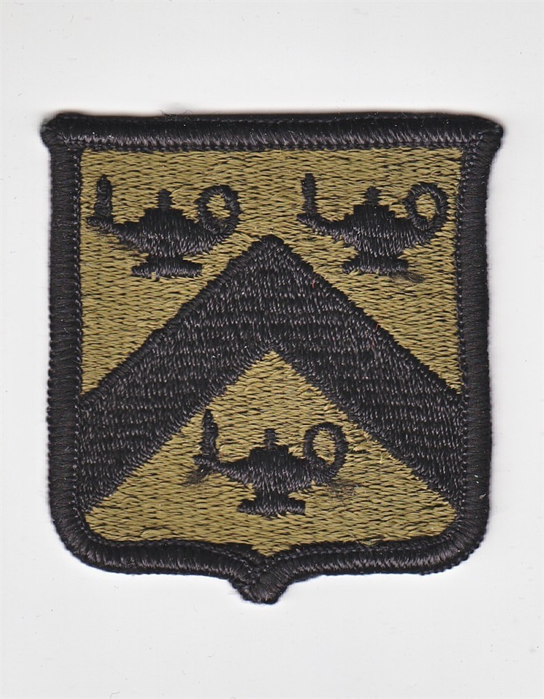 Army Patch: Command & General Staff School - subdued, merrowed edge