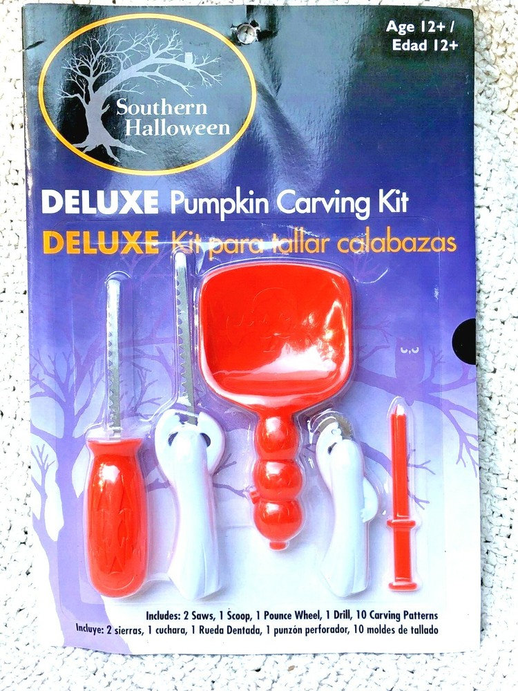 Deluxe Pumpkin Carving Kit by Southern Halloween Tools and Patterns