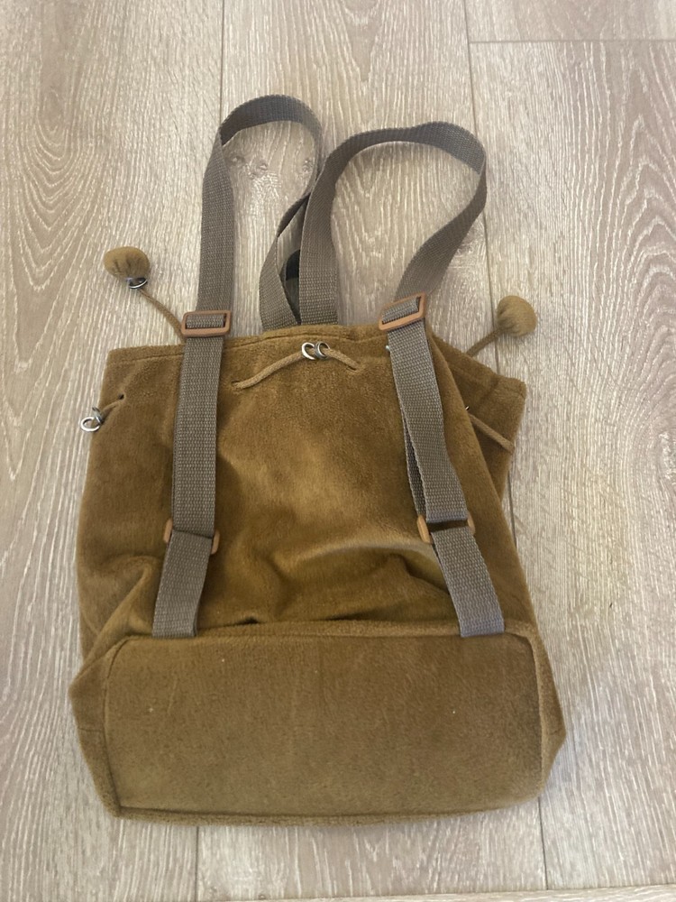 Backpack Book bag Camel Jerusalem Souvenir Velour Soft Lightweight