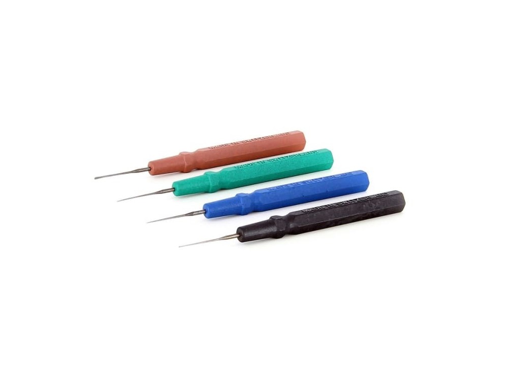 Techni-Pro 758SO0018 - Micro Spatula Tip Set, Highly Precise, w/Caps, ESD safe