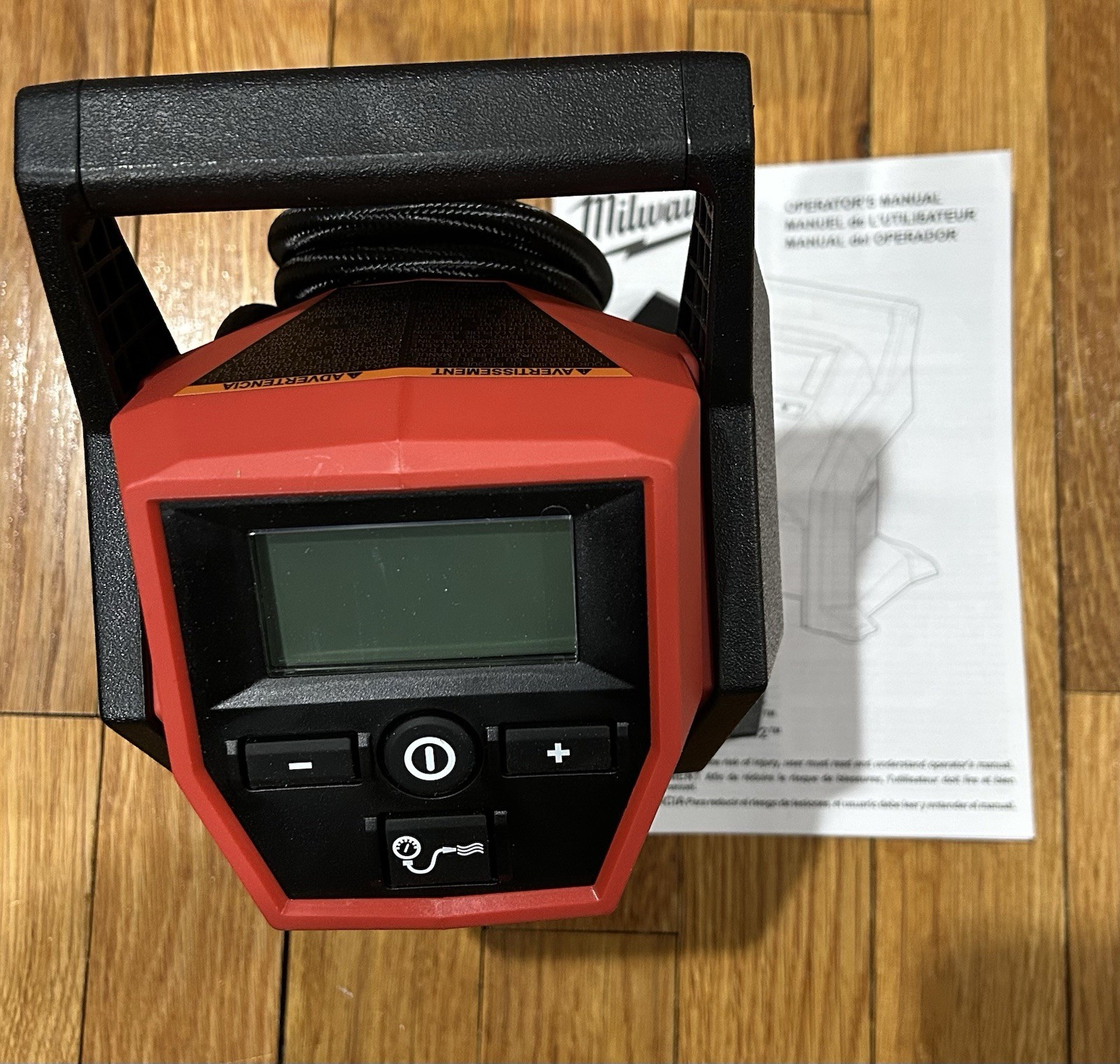 MILWAUKEE GENUINE M12 COMPACT CORDLESS ELECTRIC PORTABLE INFLATOR 2475-20 TOOL