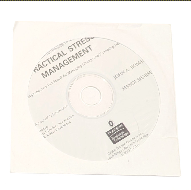 Practical Stress Management 3rd ed.  Software CD only, John Romas - Windows+Mac