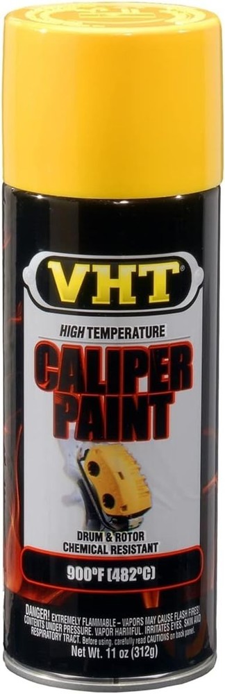 Ceramic Yellow Spray High Temp Coating Engine Caliper Brake Rotor Spring Paint