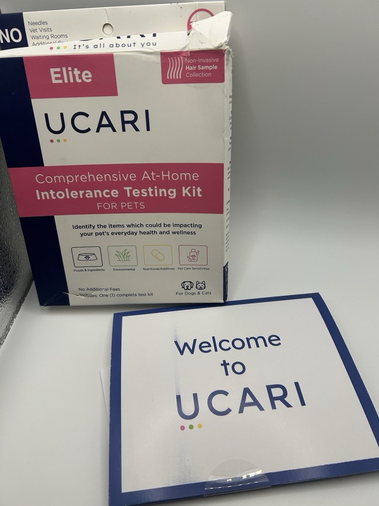 Ucari Elite Comprehensive At Home Intolerance Testing Kit For Pets Unused