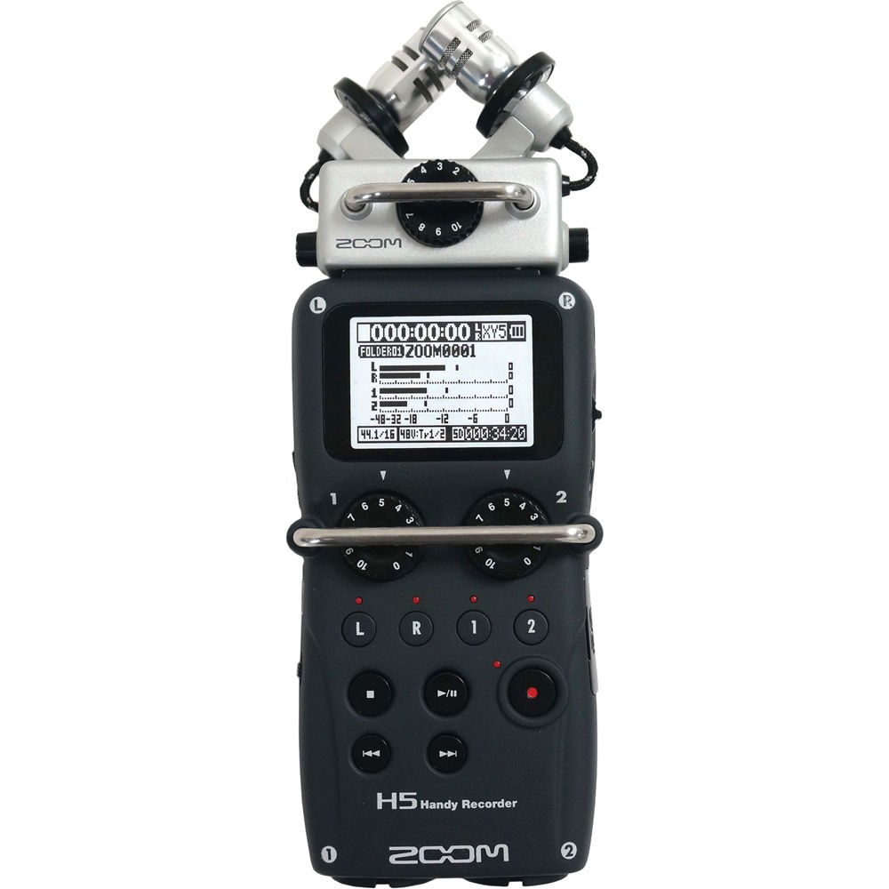 Zoom ZH2E H2essential Multi-Mic 32-Bit Float Portable Handy Recorder, Black