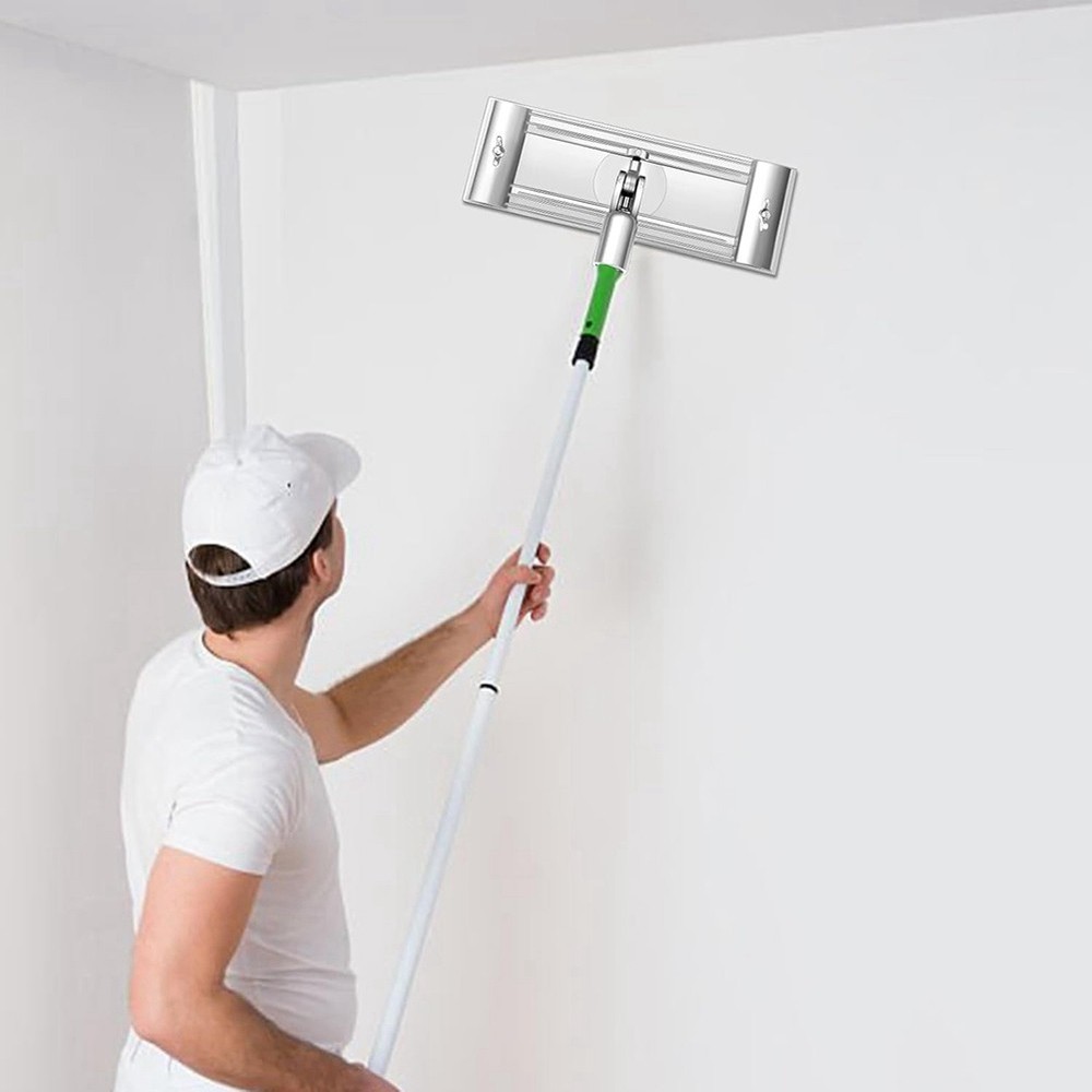 No-Flip Drywall Pole Sander Head with Release Clips, Universal Thread for2010