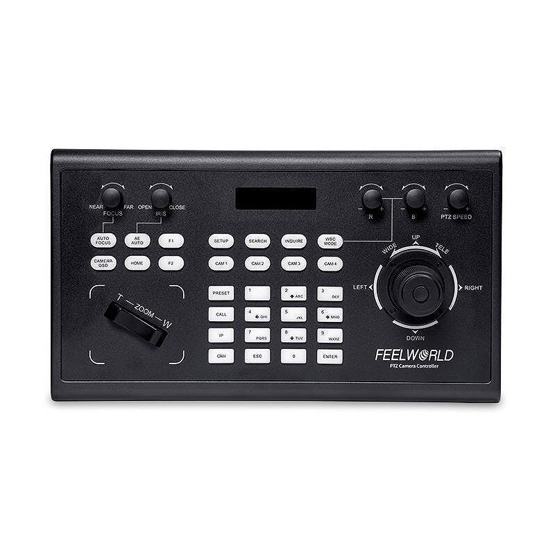 Feelworld KBC10 PTZ Camera Controller Supports Joystick Keyboard Control PoE os6