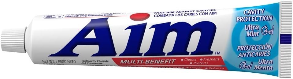 Aim Cavity Protection Toothpaste 5.5 oz – Mint (Select Pack)