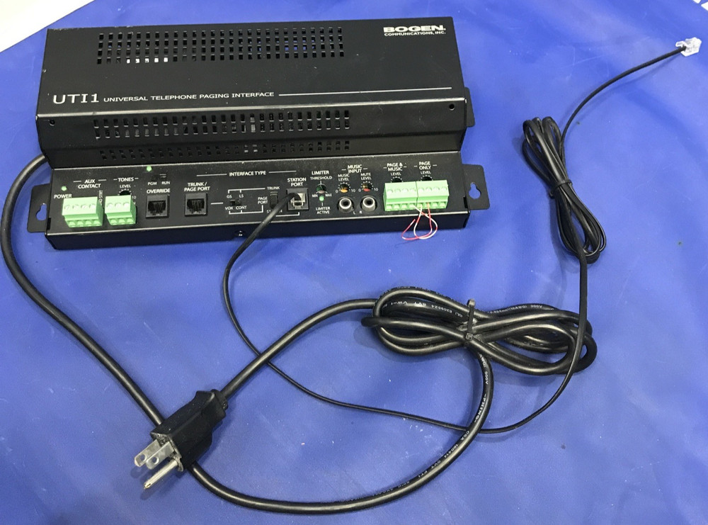 Bogen UTI1 Single Zone Paging Controller Universal Telephone Interface