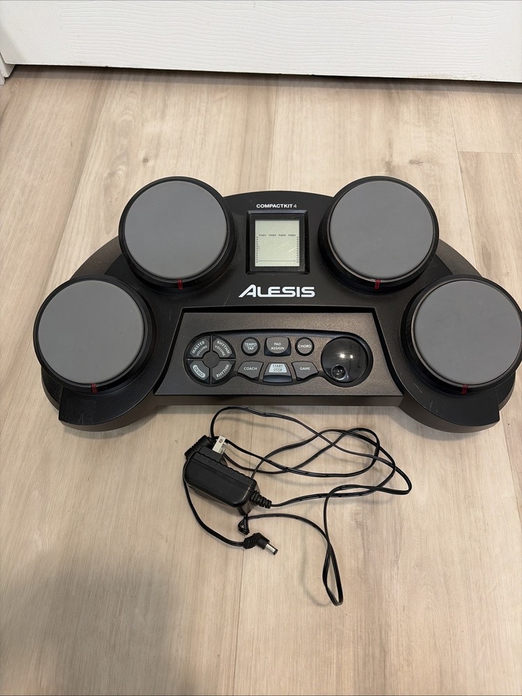 Alesis CompactKit 4 Tabletop Electronic Drum Kit. Tested And Working