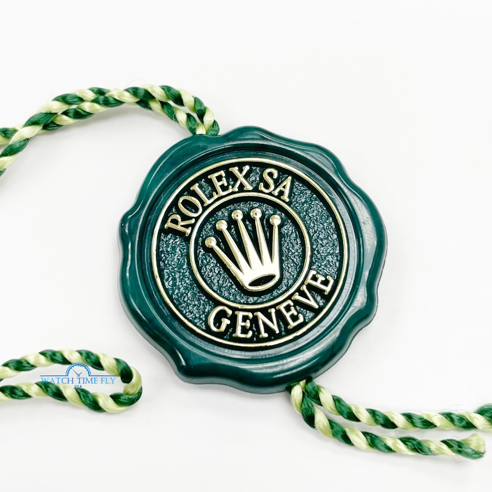 Genuine Rolex Authentic Hologram Green Tag Hang Tag Chronometer