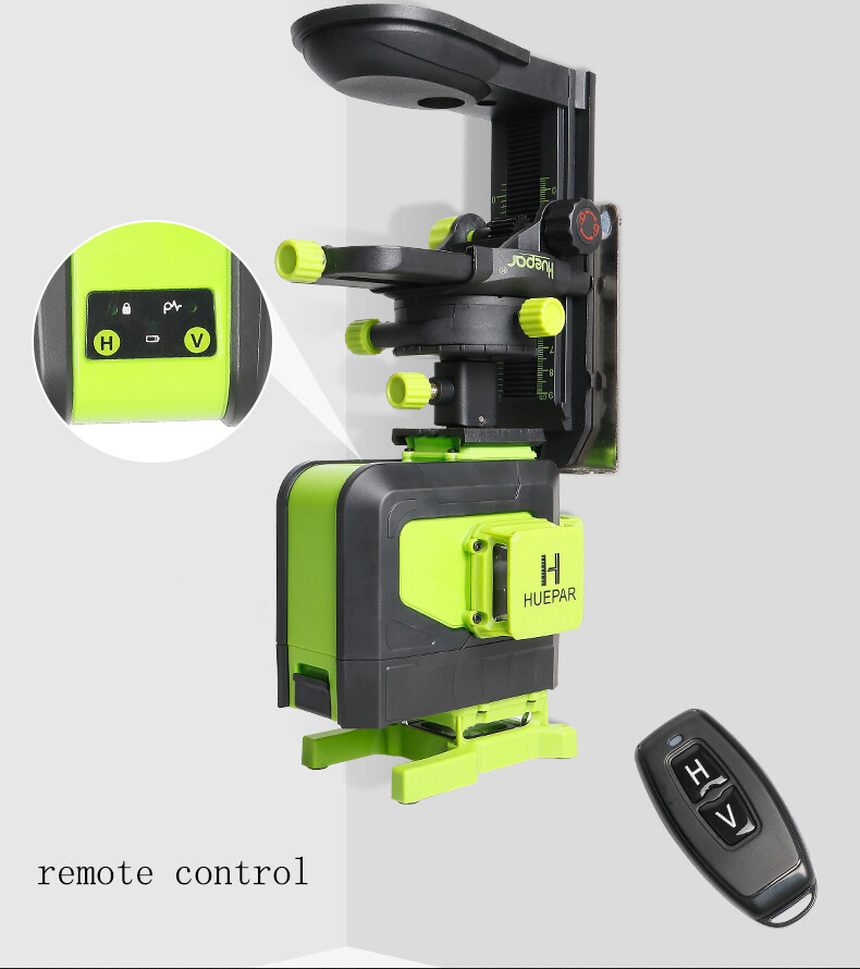 Green Laser Level Self Leveling For Tiles Floor Multifunction and Remote control