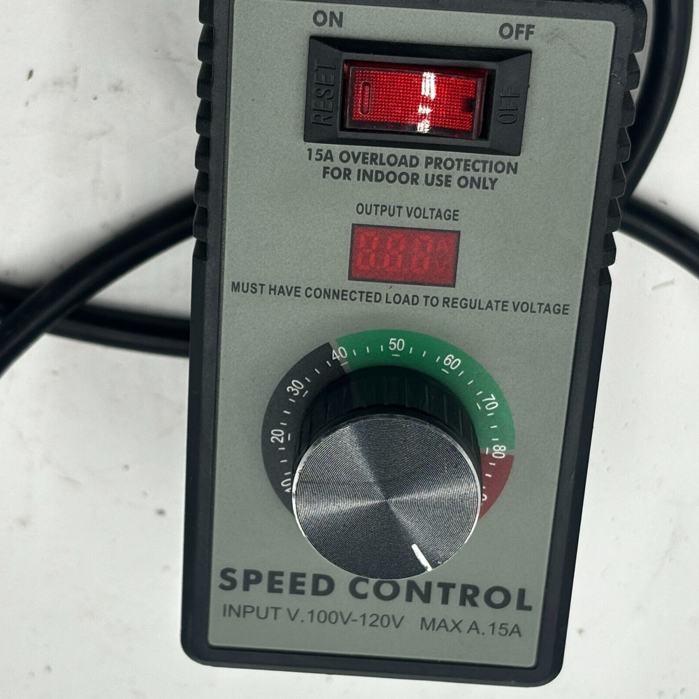 AC Motor Speed Controller AC 100V-120V & 15A Max ⭐