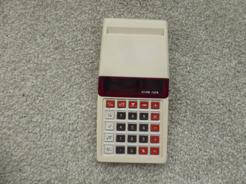 Litronix 2210 Slide Rule Calculator with Soft Case
