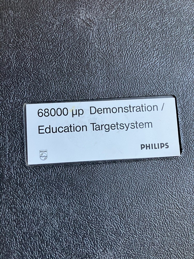 Philips 68000 Microprocessor Demo Education Kit Vintage Computing Target System