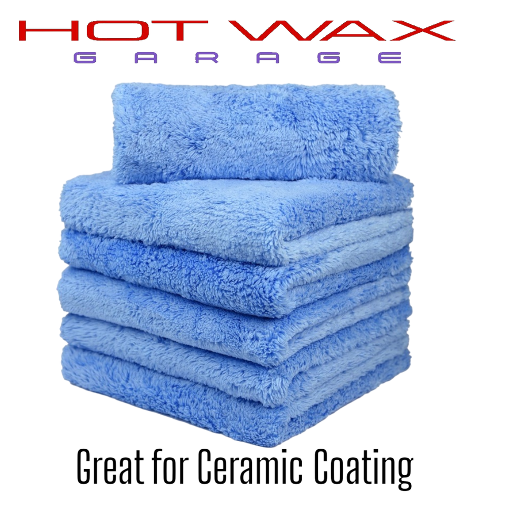 Microfiber Long Pile Towel for Ceramic Coating Leveling 12 Pack