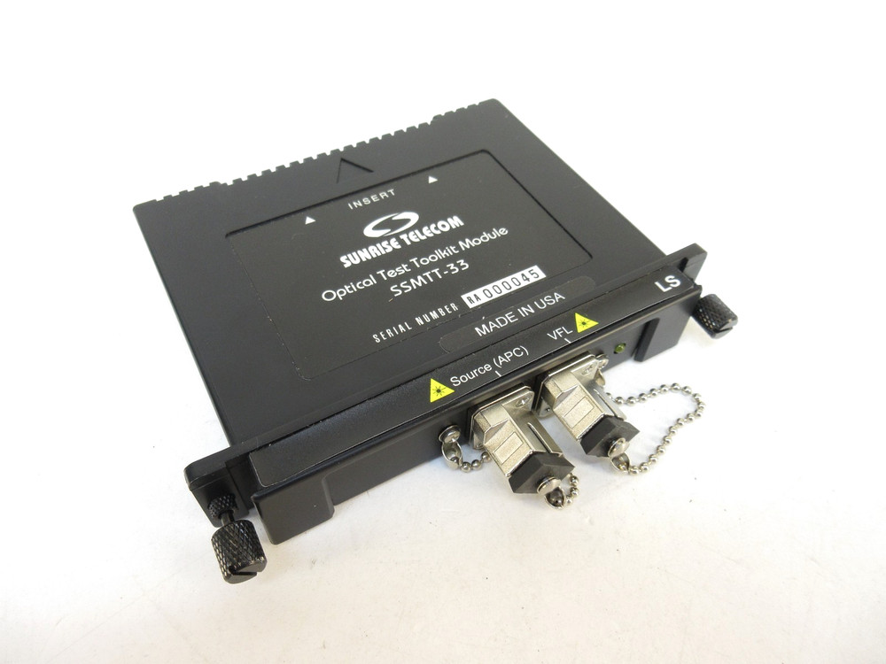 Sunrise Telecom SSMTT-33 - Optical Test Toolkit Light Source LS, APC, VFL, xDSL