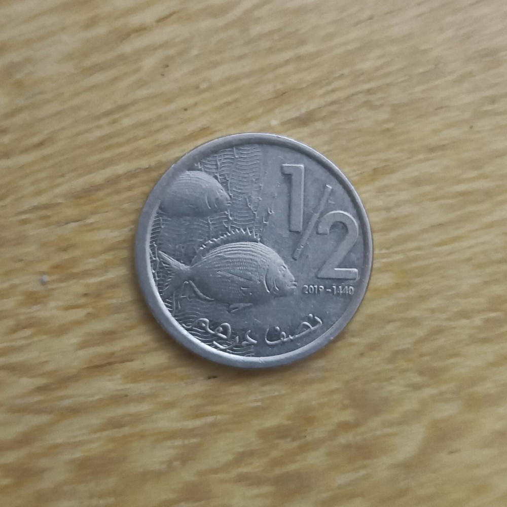 morocco coin 50 centime 2019