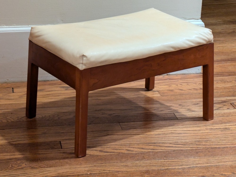 Mid Century Modern Small Ottoman Foot Stool Footstool