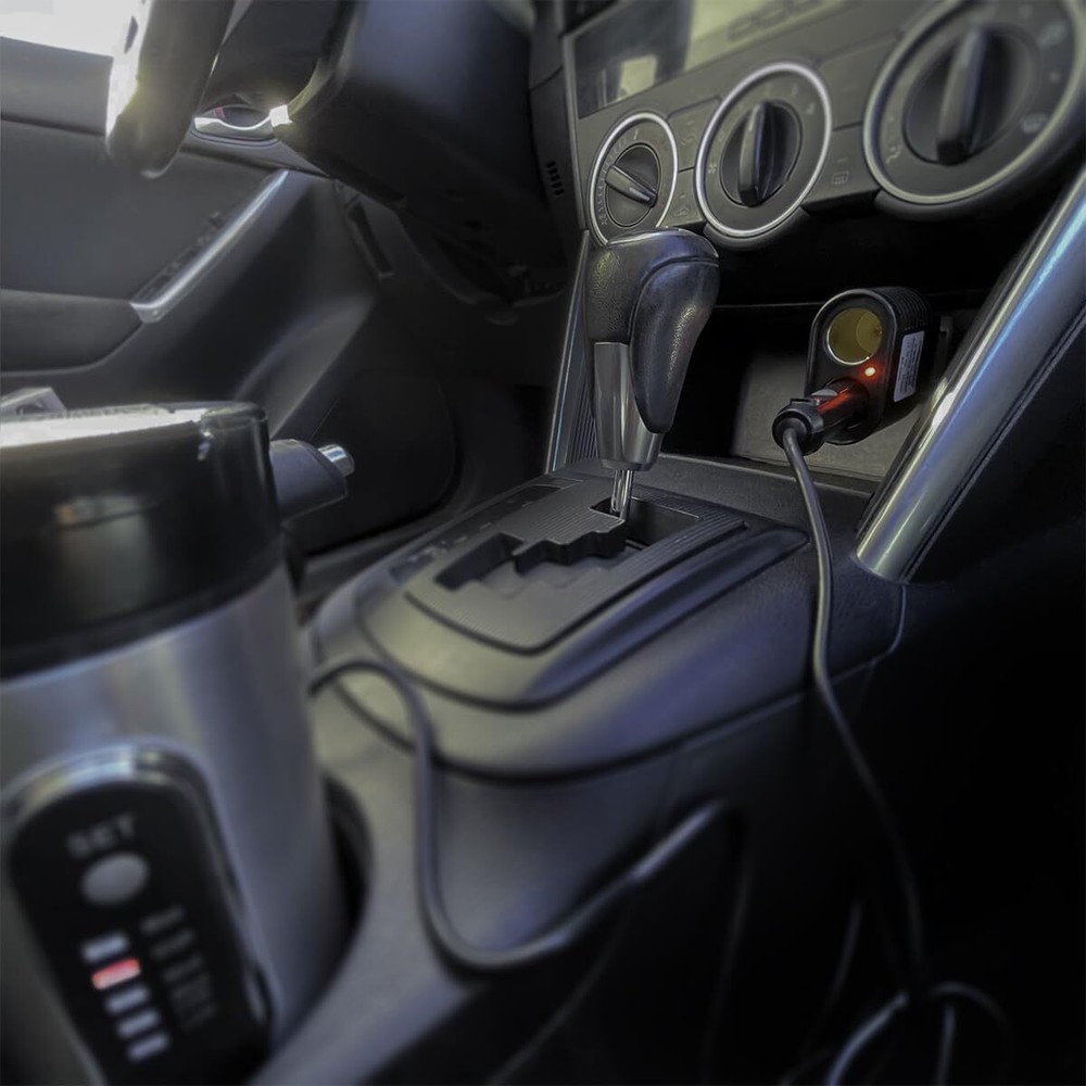 Roadpro RP-2232 12-Volt 2 Outlet Cigarette Lighter Adapter