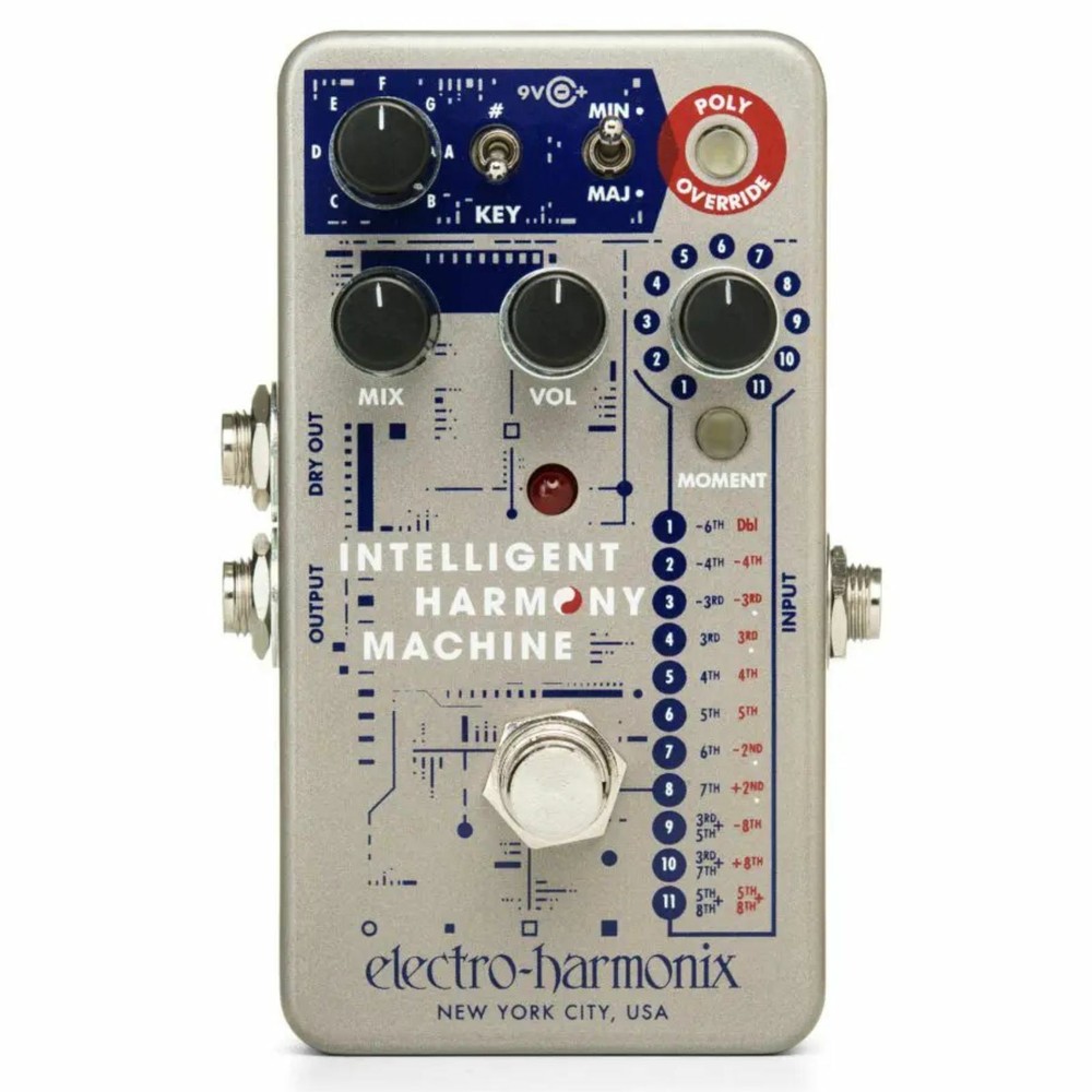 Electro-Harmonix Intelligent Harmony Machine Harmonizer and Pitch Shifter Pedal