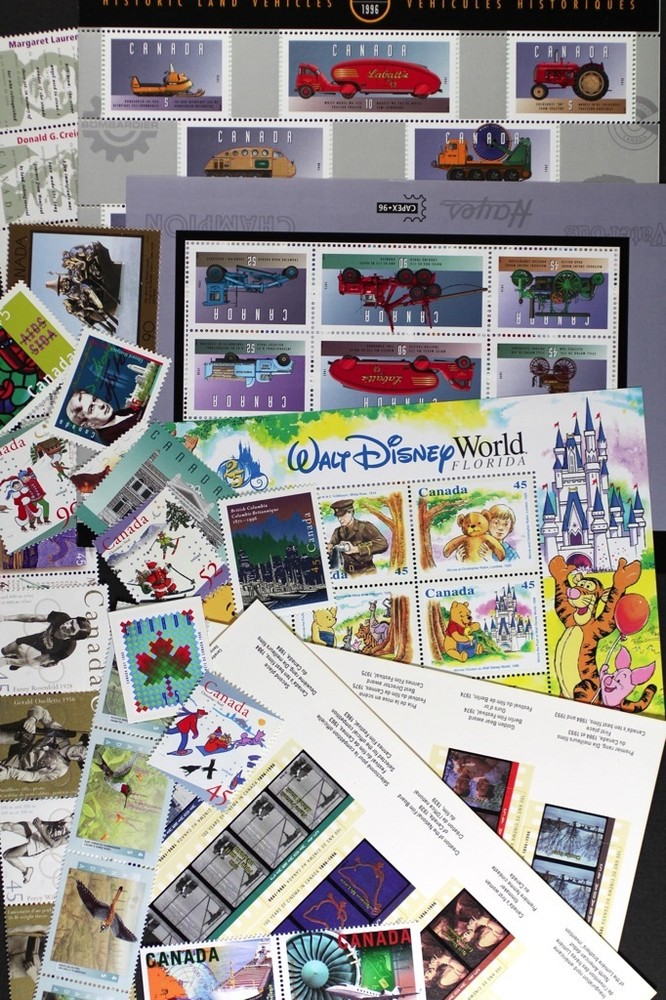 CANADA Postage Stamps, 1996 Complete Year set collection, Mint NH, See scans