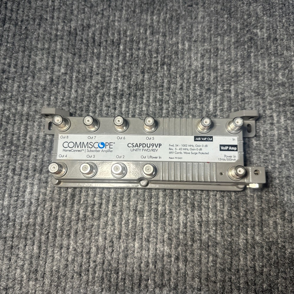 Commscope CSAPDU9VP 9 Port Passive VoIP Amplifier