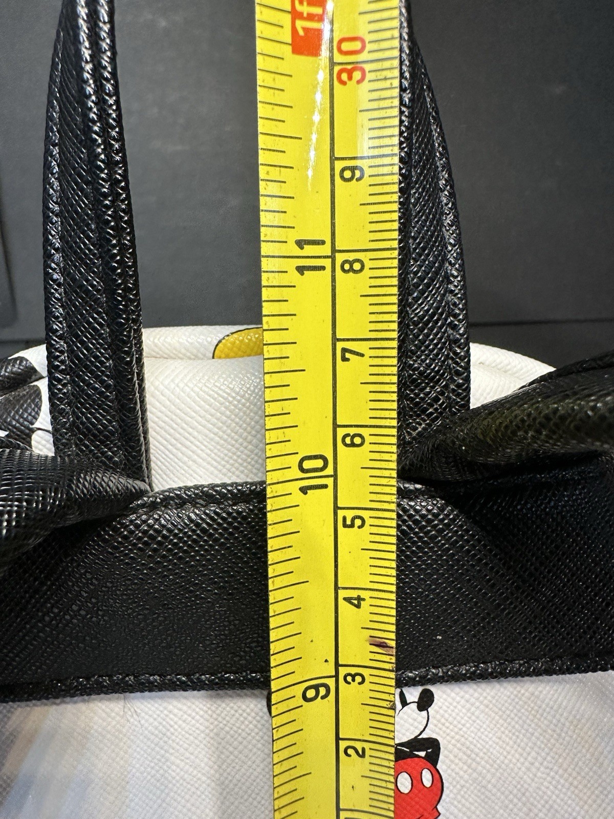 Loungefly Disney Classic Mickey Mouse Mini Backpack White Red Adjustable Straps