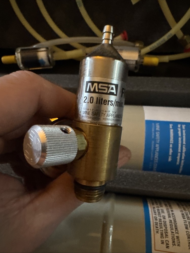 MSA Calibration Kit Refigerant Nitrogen Non- Flammable CA ship See pics